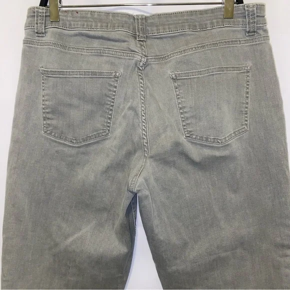 Talbots Gray Simply Flattering 5 Pocket Jeans - Picture 6 of 9